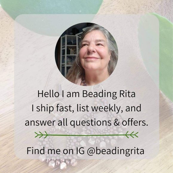 Hand Beaded Five Pointed Snow Flake Earrings - Picture 5 of 5